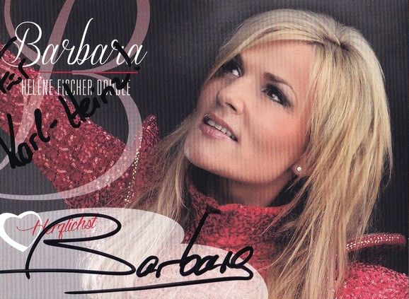 Autogramm Schlager | BARBARA (Helene Fischer) | 2010er (Portrait Color) 1
