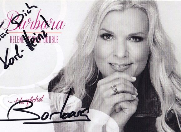 Autogramm Schlager | BARBARA (Helene Fischer) | 2010er (Portrait SW)