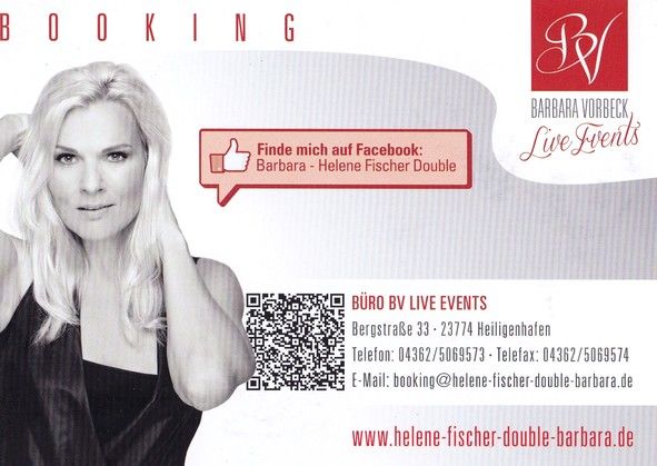 Autogramm Schlager | BARBARA (Helene Fischer) | 2010er (Portrait Color) 2