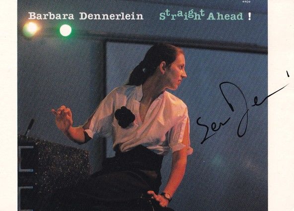 Autogramm Jazz | Barbara DENNERLEIN | 1988 "Straight Ahead"