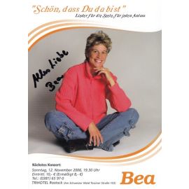 Autogramm Schlager | BEA (Beate Schulz) | 2006 (Portrait Color)
