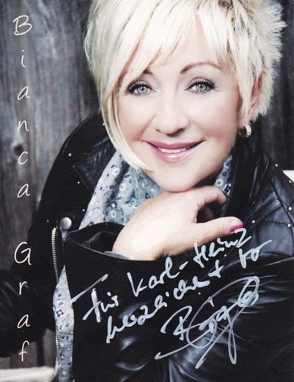 Autogramm Schlager | Bianca GRAF | 2010er (Portrait Color) Ay