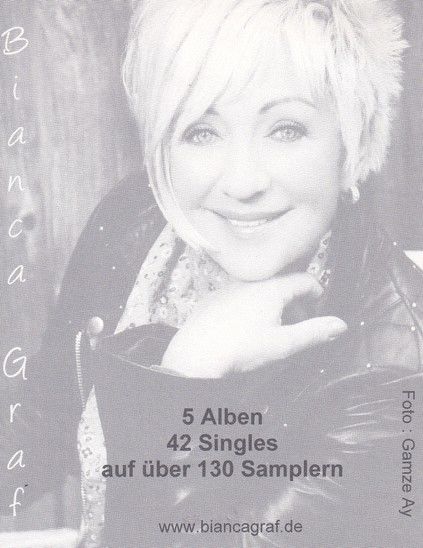 Autogramm Schlager | Bianca GRAF | 2010er (Portrait Color) Ay