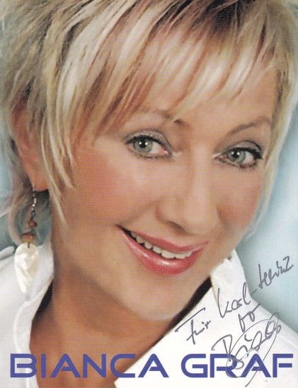 Autogramm Schlager | Bianca GRAF | 2000er (Portrait Color) 