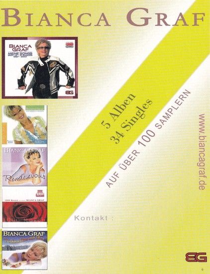 Autogramm Schlager | Bianca GRAF | 2000er (Portrait Color) 
