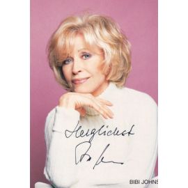 Autogramm Schlager | Bibi JOHNS | 2000er (Portrait Color Diskografie) Bear 3