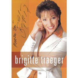 Autogramm Volksmusik | Brigitte TRAEGER | 2000er (Portrait Color)