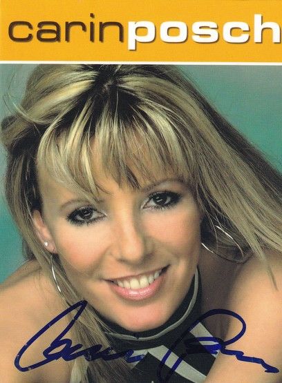 Autogramm Schlager | Carin POSCH | 1990er (Portrait Color Positon)