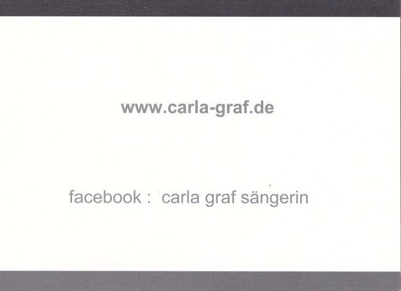 Autogramm Schlager | Carla GRAF | 2014 "Samba In Rio"