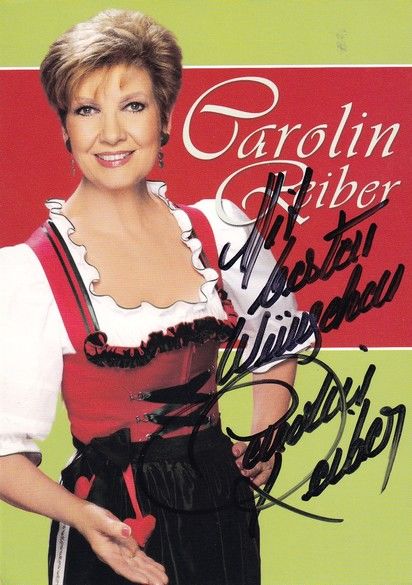Autogramm TV / Volksmusik | Carolin REIBER | 2007 "Super-Hitparade" (Koch)