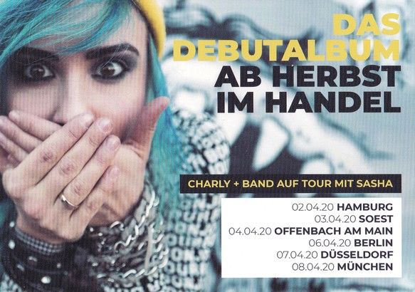 Autogramm Rock | Charly KLAUSER | 2020 (Portrait Color) Tour