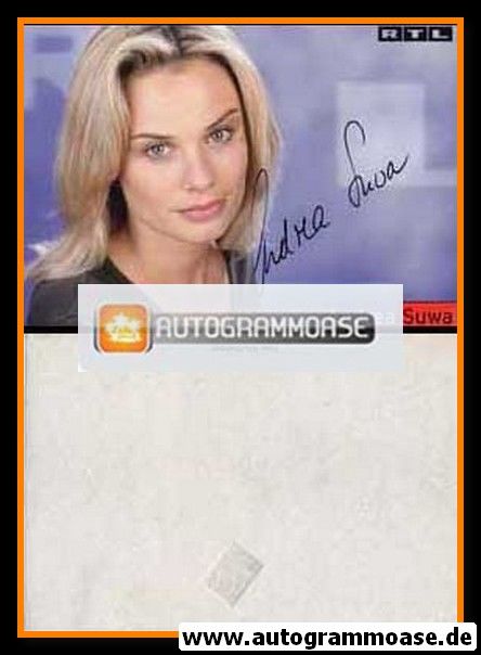 Autogramm TV | RTL | Andrea SUWA | 2000er "GZSZ" (Portrait Color)