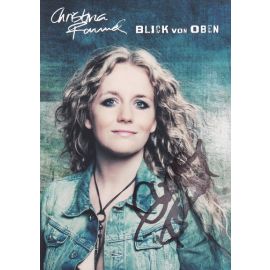 Autogramm Rock | Christina ROMMEL | 2011 "Blick Von Oben" (Sony)