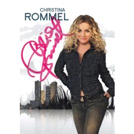 Autogramm Rock | Christina ROMMEL | 2010 (Besondere Orte Tour)