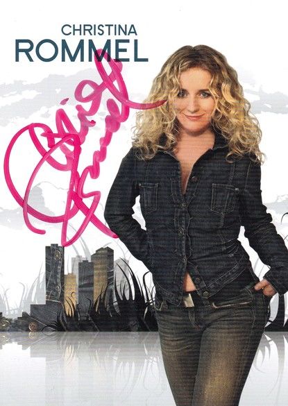 Autogramm Rock | Christina ROMMEL | 2010 (Besondere Orte Tour)