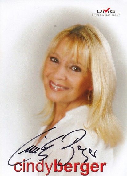 Autogramm Schlager | Cindy BERGER | 2008 "Von Zeit Zu Zeit" (UMG)