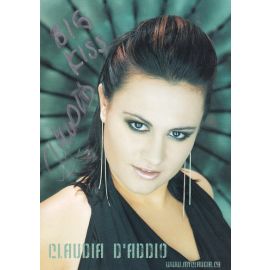 Autogramm Pop | DIAMA Claudia D´Addio | 2000er (Portrait Color)