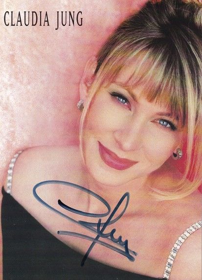 Autogramm Schlager | Claudia JUNG | 1998 "Augenblicke" (Portrait Color Tour)