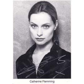 Autogramm Schauspieler | Catherine FLEMMING | 2000er (Portrait SW)