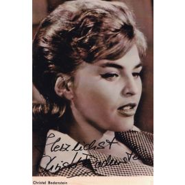 Autogramm Schauspieler | Christel BODENSTEIN | 1970er Foto (Portrait SW)
