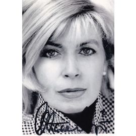 Autogramm Schauspieler | Christiane KRÜGER | 1990er Foto (Portrait SW) 1