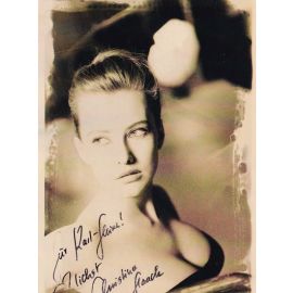 Autogramm Schauspieler | Christina HAACK | 1990er (Portrait SW) sexy