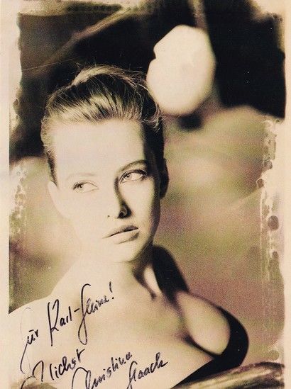 Autogramm Schauspieler | Christina HAACK | 1990er (Portrait SW) sexy