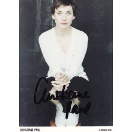 Autogramm Schauspieler | Christiane PAUL | 2000er (Portrait Color) Gern