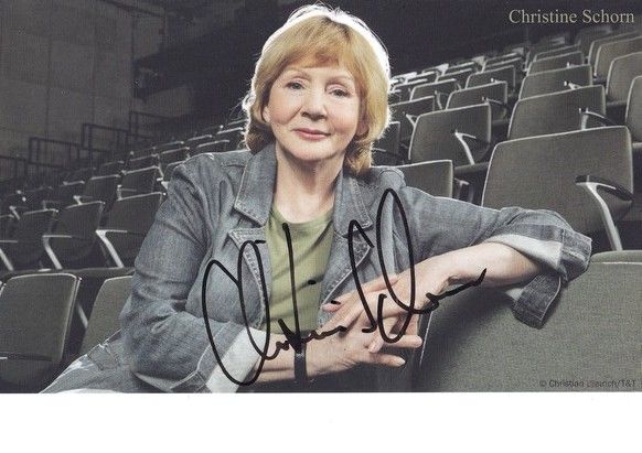 Autogramm Schauspieler | Christine SCHORN | 2010er (Portrait Color)