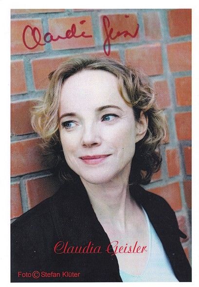 Autogramm Schauspieler | Claudia GEISLER | 2000er (Portrait Color) Klüter
