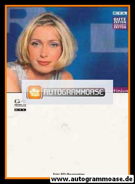Autogramm TV | RTL | Tokessa MÖLLER-MARTINIUS | 2000er "GZSZ" (Baumgartner)