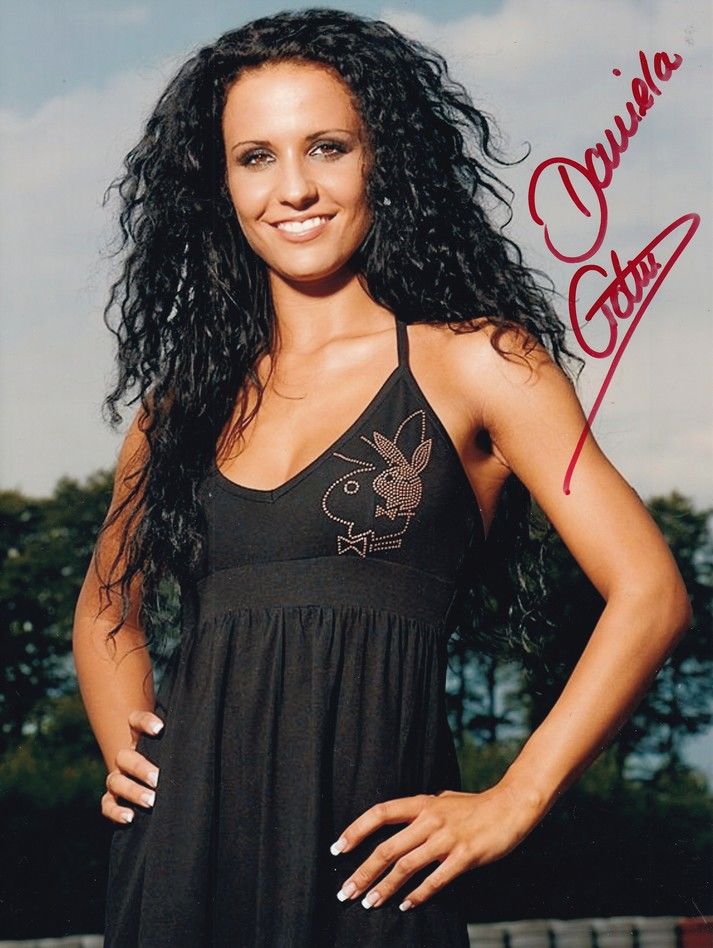 Autogramm Model | Daniela GOLM | 2010er Foto (Playboy Playmate)
