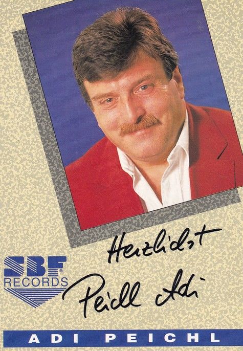 Autogramm Schauspieler | Adi PEICHL | 1990er (Portrait Color) SBF