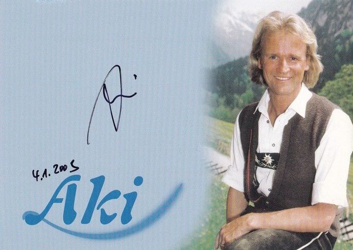Autogramm Volksmusik | AKI Brutscher | 2002 "Oberstdorf-Lied" (Wildcorner)