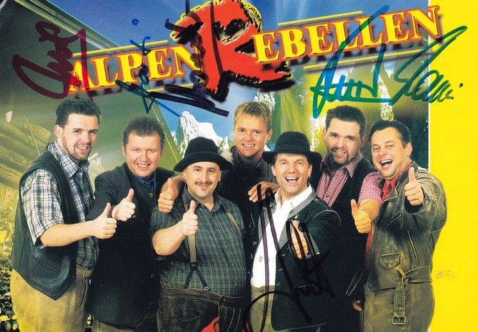 Autogramme Schlager | ALPENREBELLEN | 2002 "Wo Sind Die Männer" (Koch)