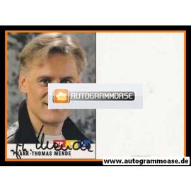 Autogramm TV | RTL | Frank-Thomas MENDE | 1980er (Portrait Color)