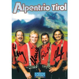 Autogramme Volksmusik | ALPENTRIO TIROL | 2002 (Servus Freunde Fest)
