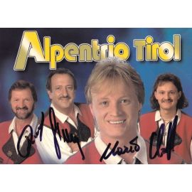Autogramme Volksmusik | ALPENTRIO TIROL | 2000 (Servus Freunde Fest)