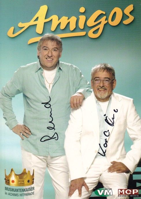 Autogramme Schlager | AMIGOS | 2010er (Portrait Color) VM MCP