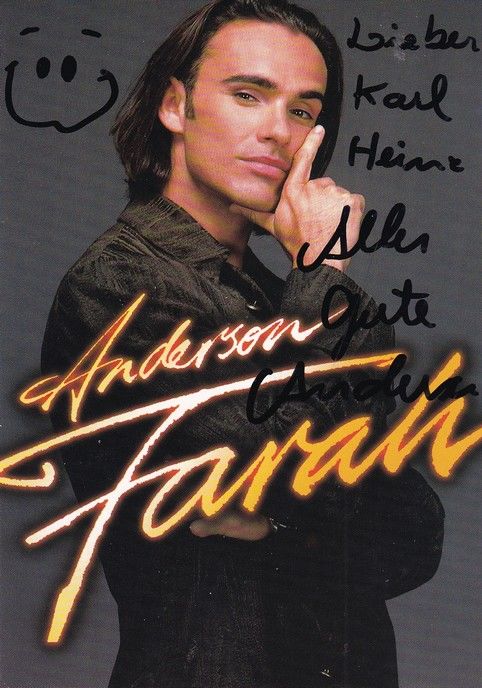 Autogramm Schauspieler | Anderson FARAH | 1998 (Portrait Color) Viva El Tango