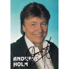 Autogramm Schlager | Andreas HOLM | 1990er (Portrait Color) 2