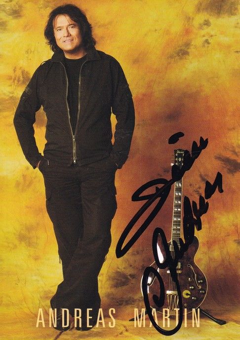 Autogramm Schlager | Andreas MARTIN | 2005 "Wir Leben Nur Einmal" (Portrait Color DA)