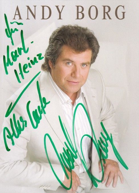 Autogramm Schlager | Andy BORG | 2007 "Meine Evergreens" (Portrait Color MCP VM)