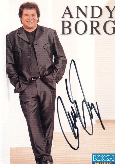 Autogramm Schlager | Andy BORG | 2000 "2000" (Portrait Color Koch)