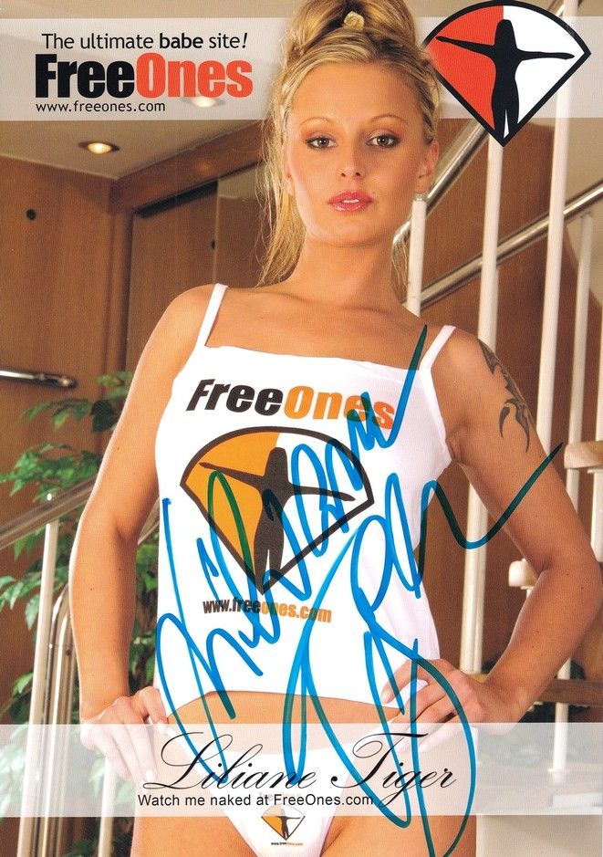 Autogramm Erotik | LILIANE TIGER | 2010er (Portrait Color XL) FreeOnes