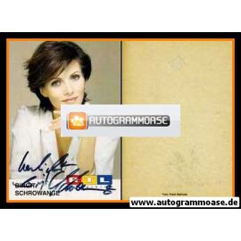 Autogramm TV | RTL | Birgit SCHROWANGE | 1980er (Portrait Color) Reinhold