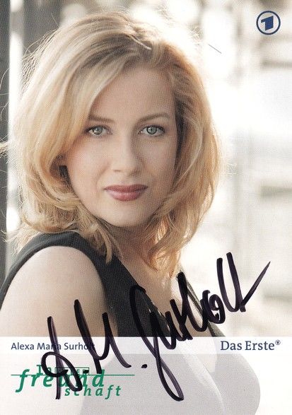 Autogramm TV | ARD | Alexa Maria SURHOLT | 2006 "In Aller Freundschaft"