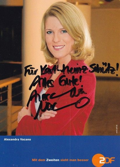 Autogramm TV | ZDF | Alexandra VACANO | 2000er "Morgenmagazin"