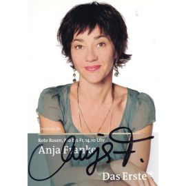Autogramm TV | ARD | Anja FRANKE | 2010er "Rote Rosen" Manthey