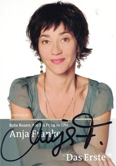 Autogramm TV | ARD | Anja FRANKE | 2010er "Rote Rosen" Manthey